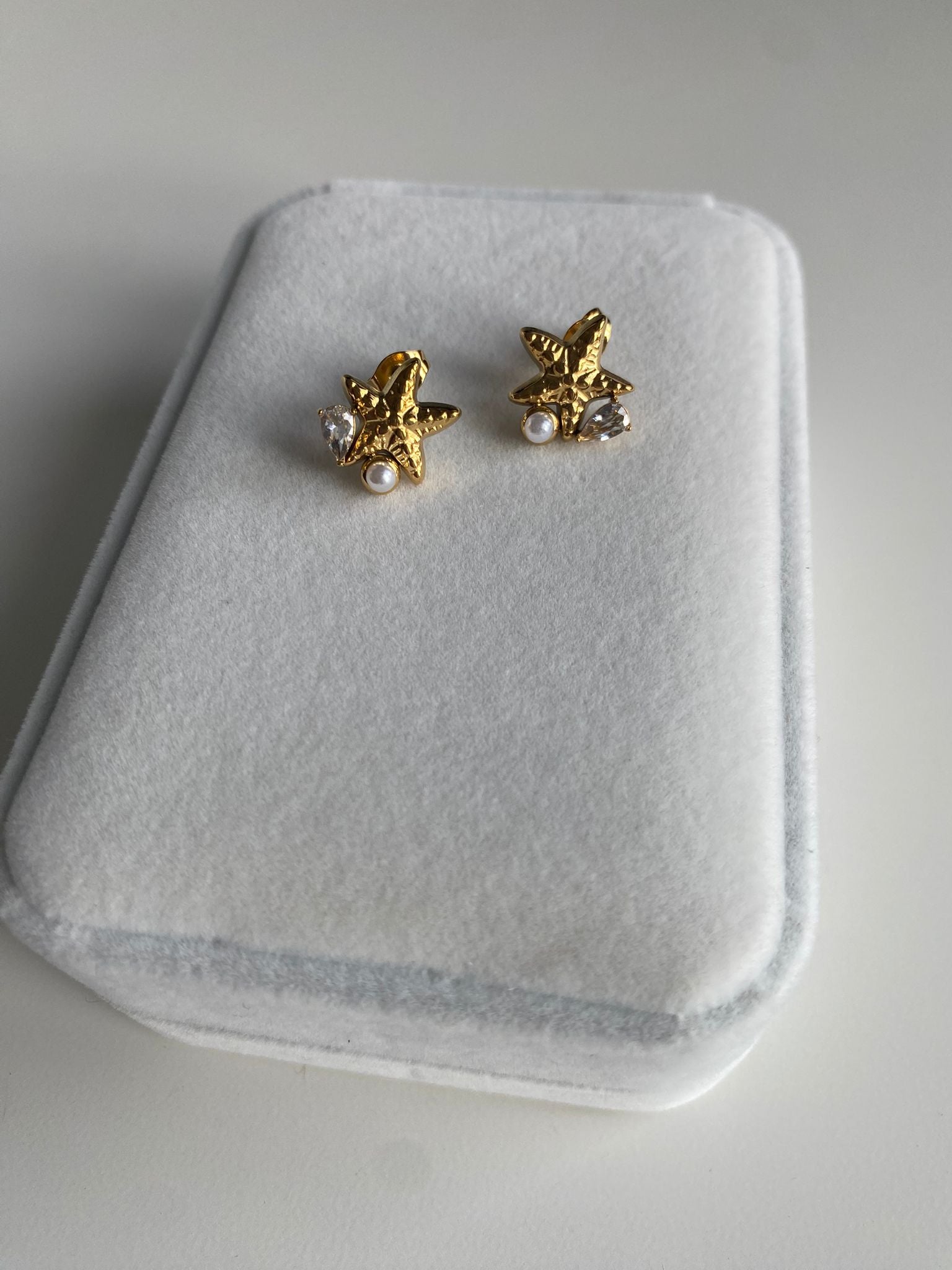 Brincos Pearl Star