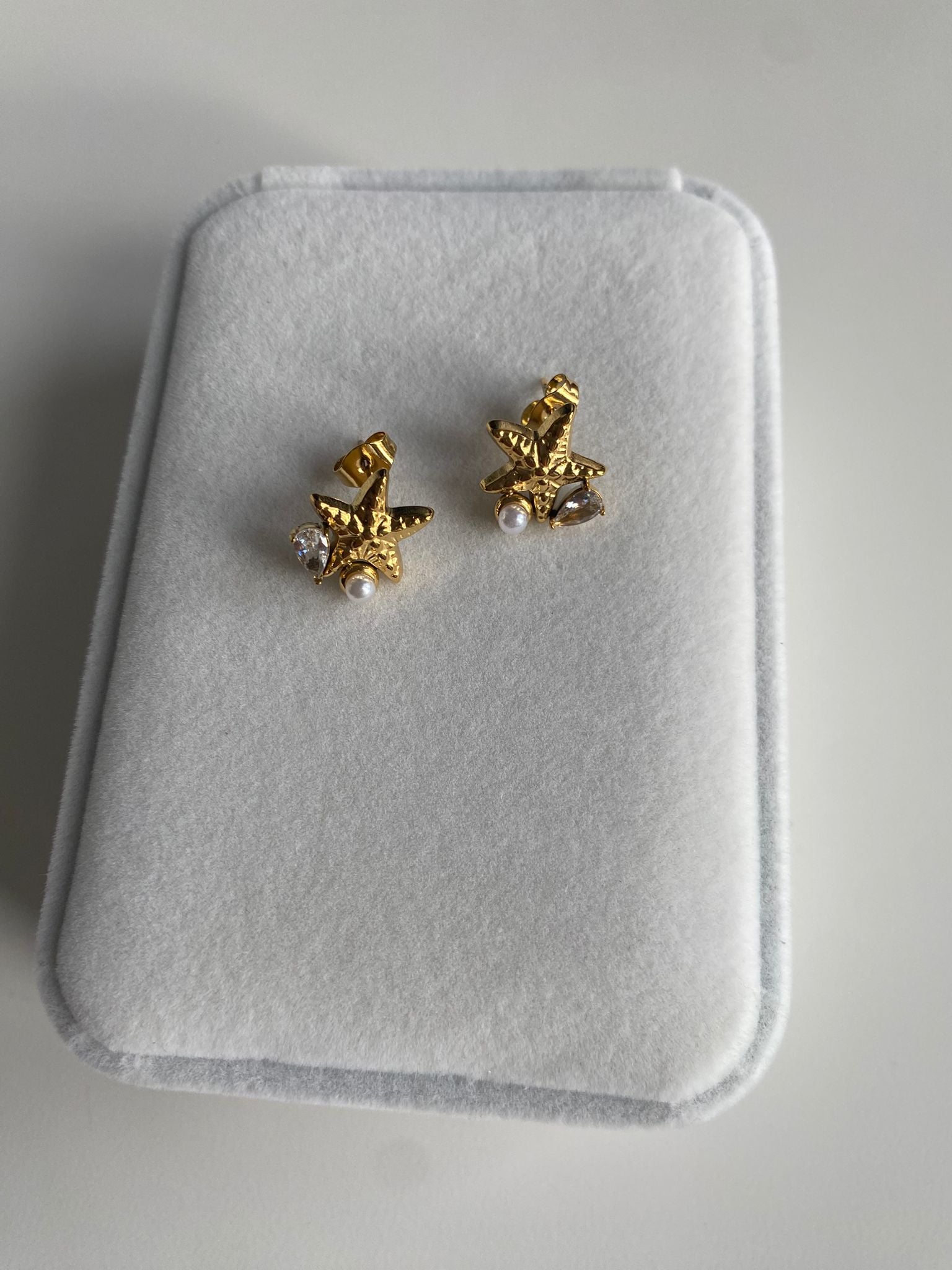 Brincos Pearl Star